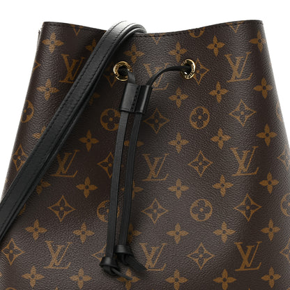 Louis Vuitton Monogram Neonoe MM Black 7 of 12