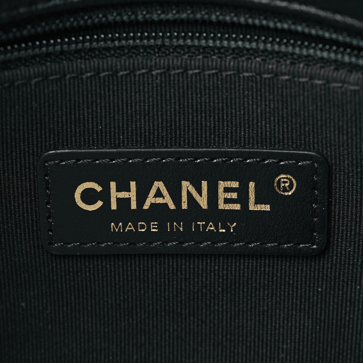 Chanel Lambskin Quilted Small Lacquered Chain Flap Black 6 of 11