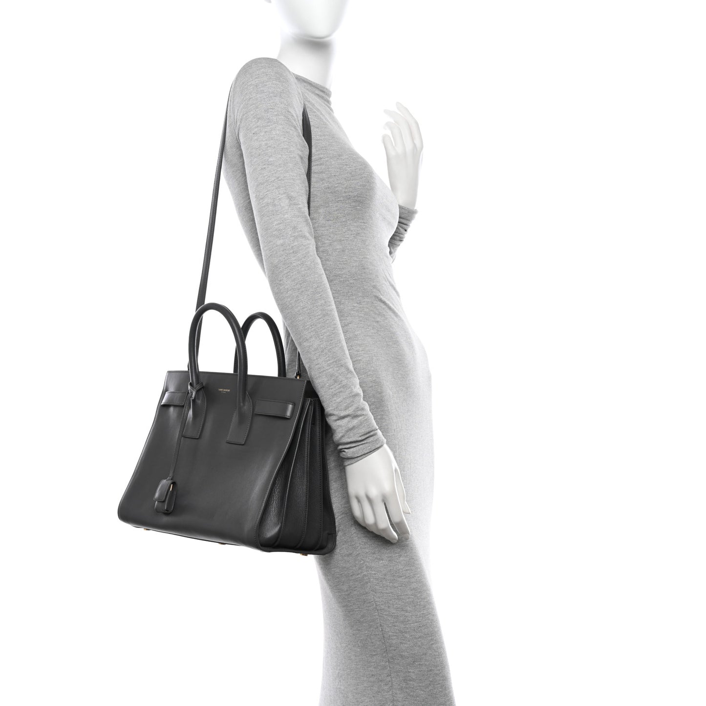 Calfskin Small Sac De Jour Fog
