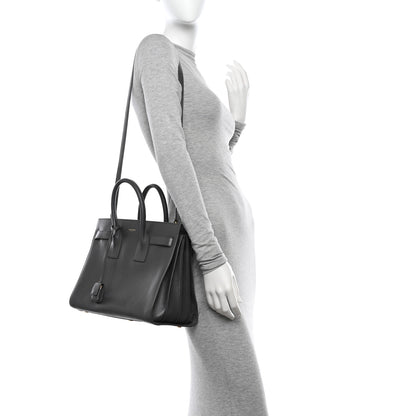 Saint Laurent Calfskin Small Sac De Jour Fog 2 of 12