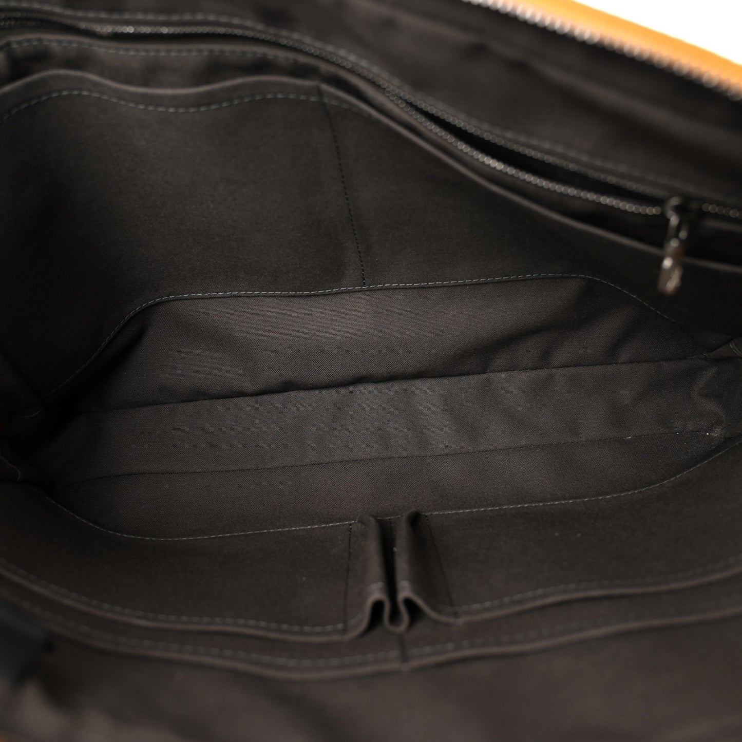 Damier Infini Porte-Documents Voyage Jaune