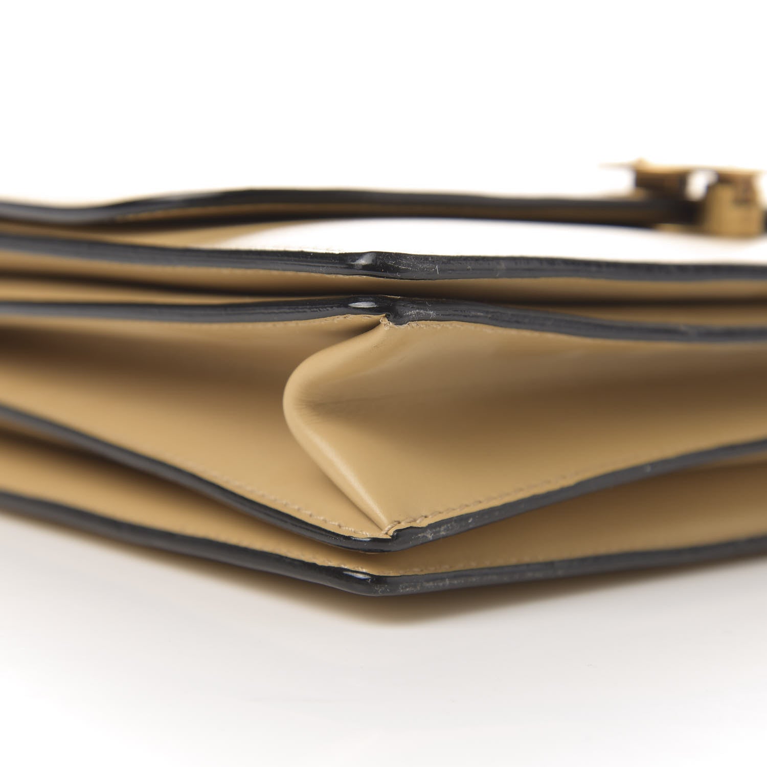 Marc Jacobs Calfskin Big Trouble Chain Bag Beige 7 of 13