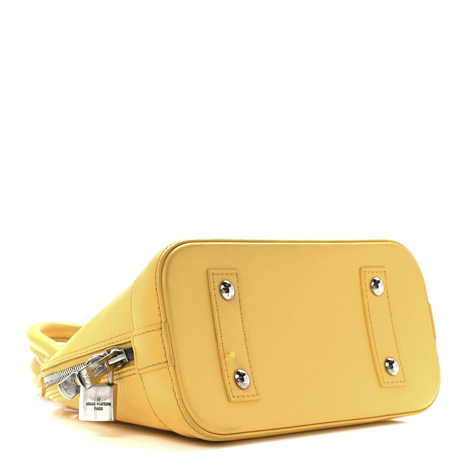 Louis Vuitton Epi Alma BB Citron 4 of 11