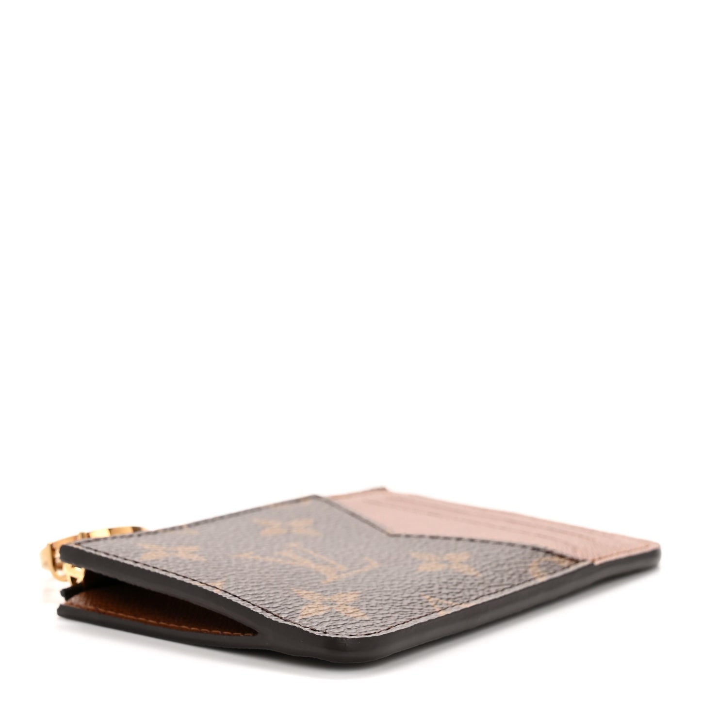 Monogram Zipped Romy Card Holder