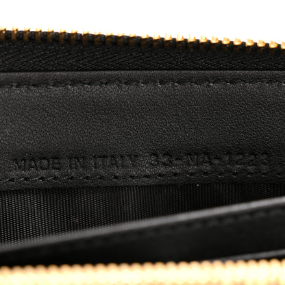 Christian Dior Lambskin Cannage Lady Dior Voyageur Wallet Black 7 of 9