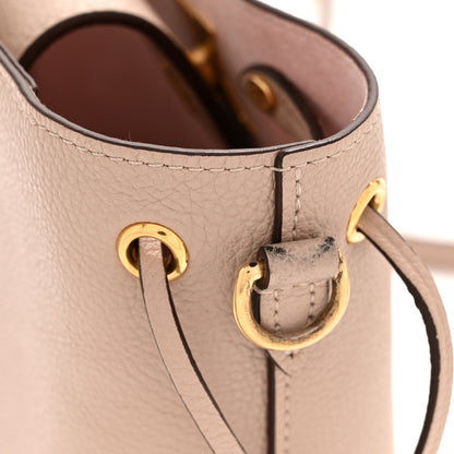 Louis Vuitton Calfskin Nano Lockme Bucket Greige 10 of 11