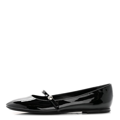 Louis Vuitton Patent Uniformes Ballerina Flat 41 Black 1 of 8