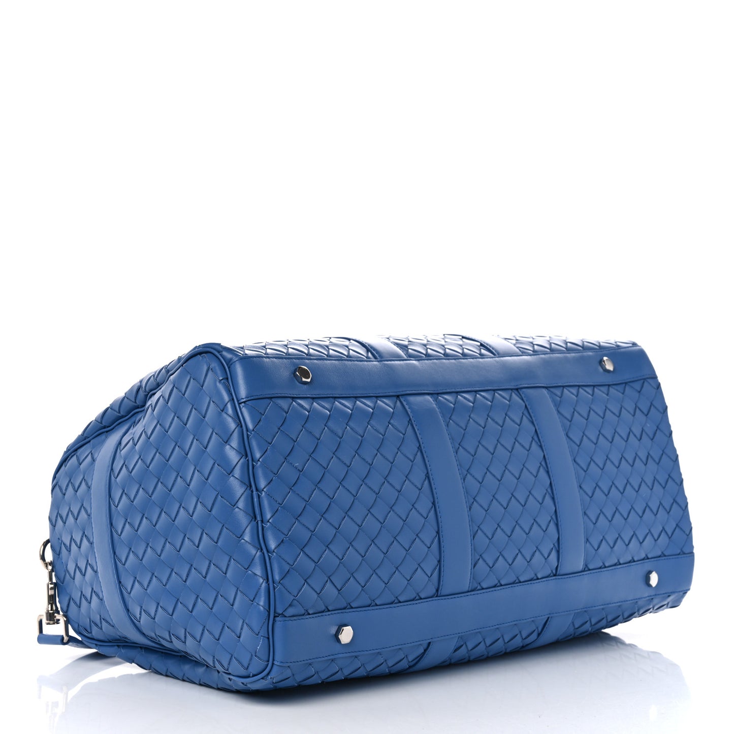 Nappa Intrecciato Medium Duffle Bag Admiral