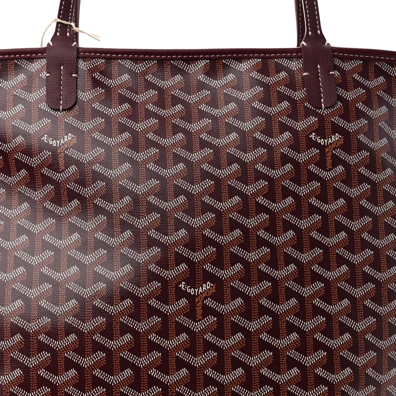 Goyard Goyardine Artois MM Burgundy 8 of 10