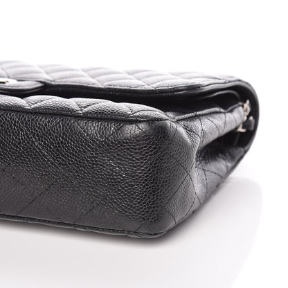 Chanel Caviar Quilted Medium Double Flap Black 6 of 14