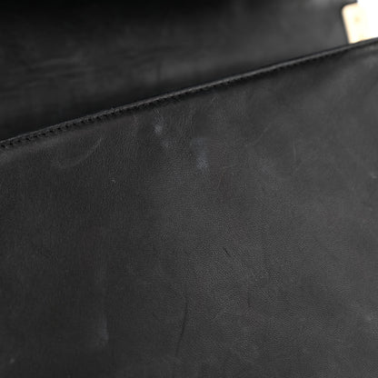 Chanel Lambskin Quilted New Medium Boy Flap Black 14 of 15