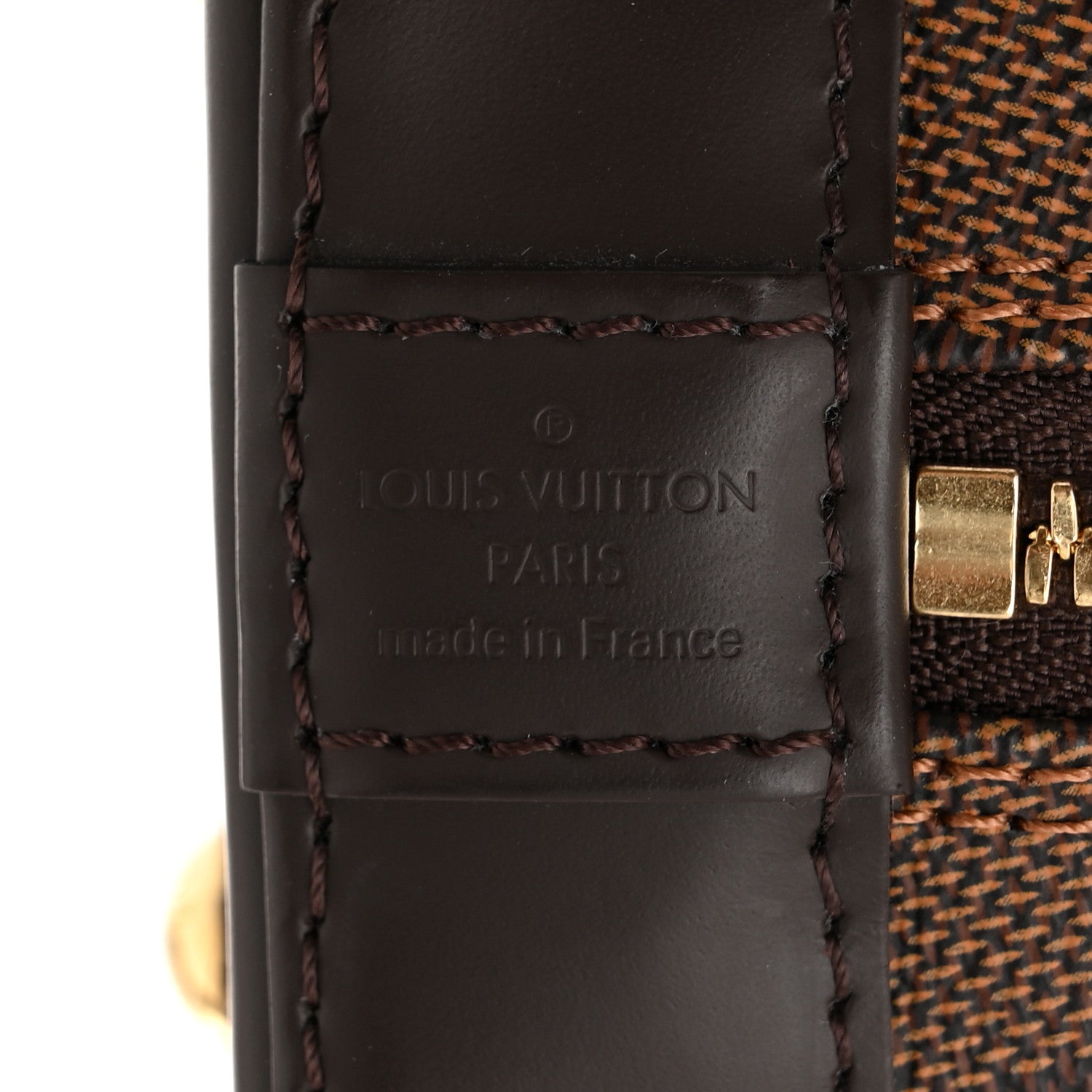 Louis Vuitton Damier Ebene Alma BB 6 of 9