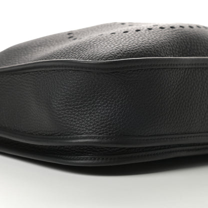Hermes Taurillon Clemence Evelyne III PM Black 9 of 10