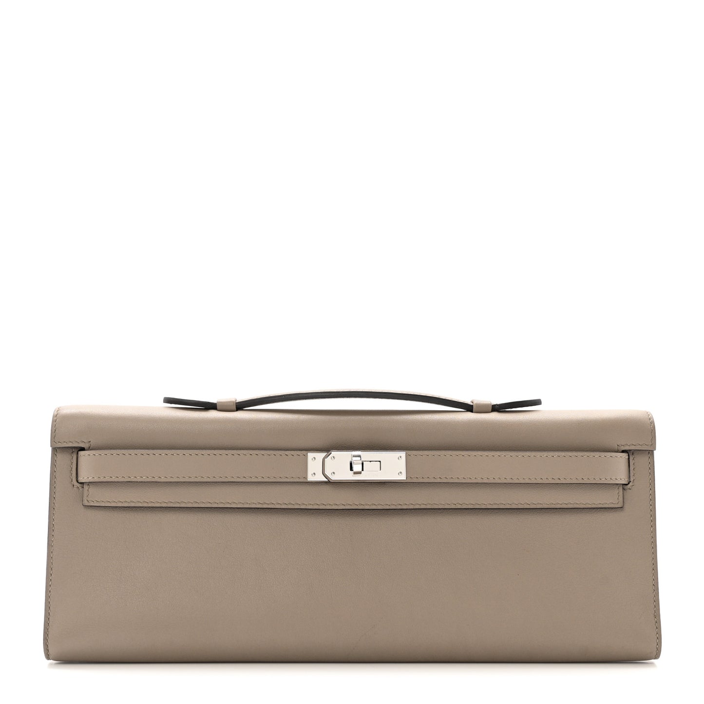 Swift Kelly Cut Clutch Pochette Gris Asphalt