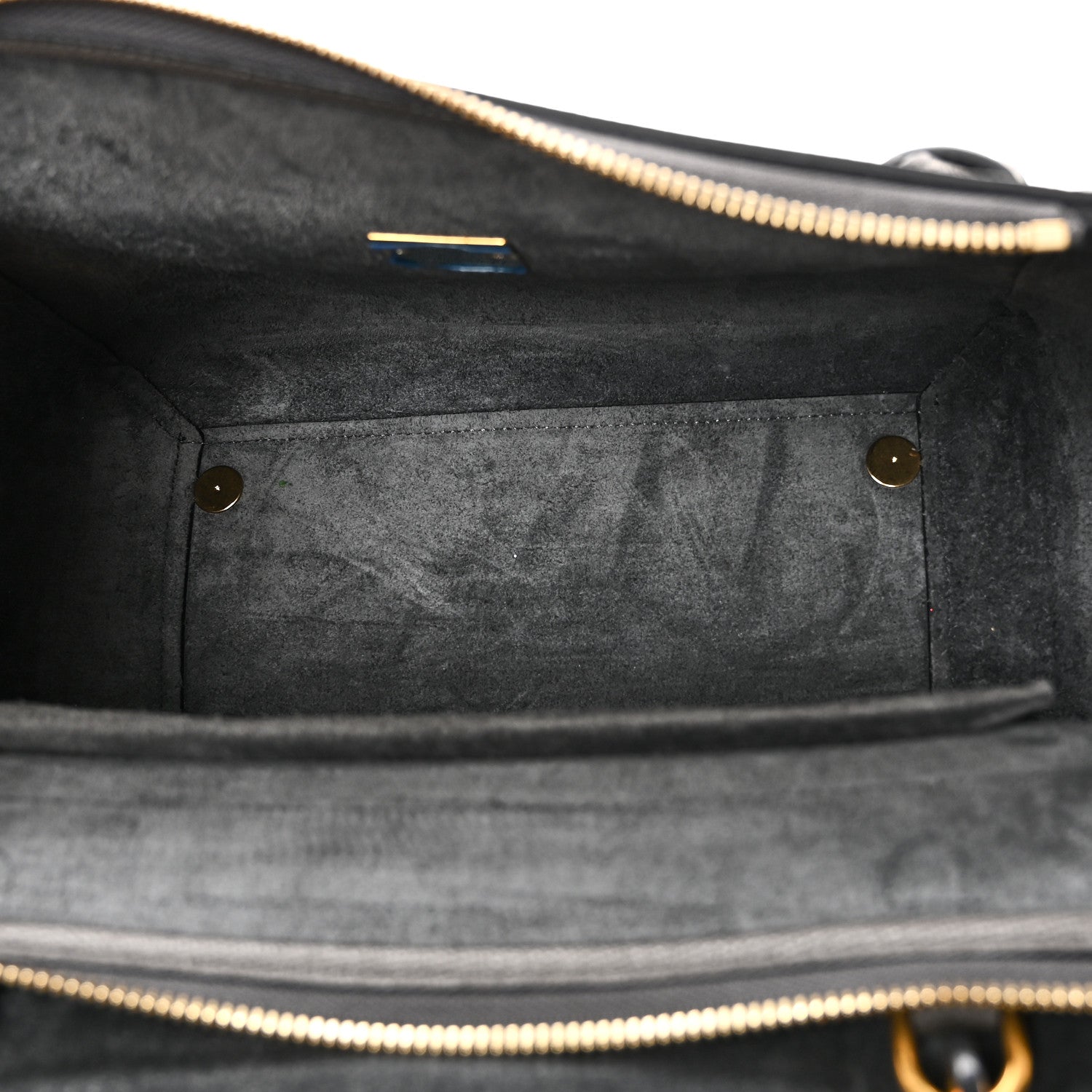 Celine Grained Calfskin Mini Belt Bag Grey 5 of 10