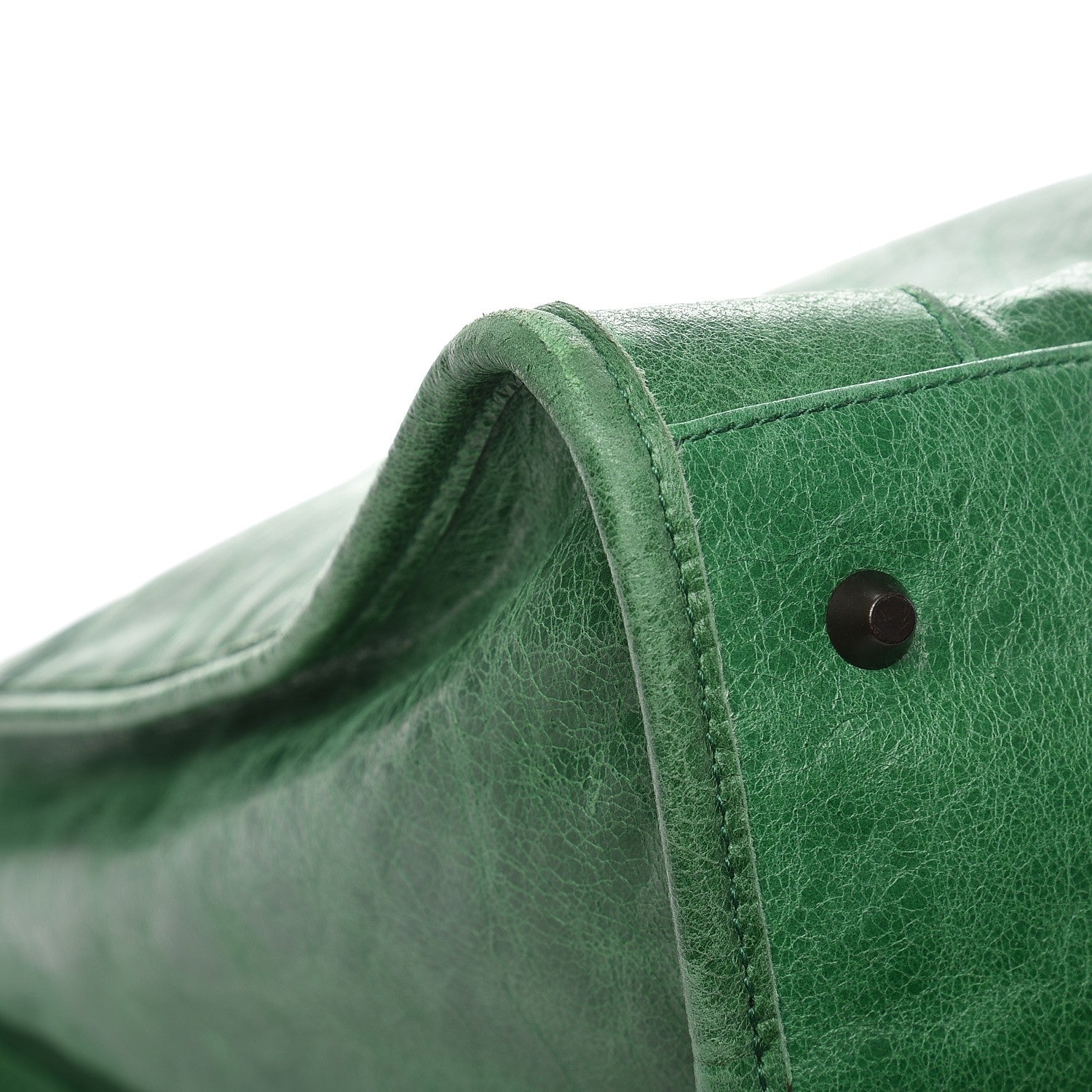 Balenciaga Agneau Classic Hardware Work Vert Trefle 8 of 12