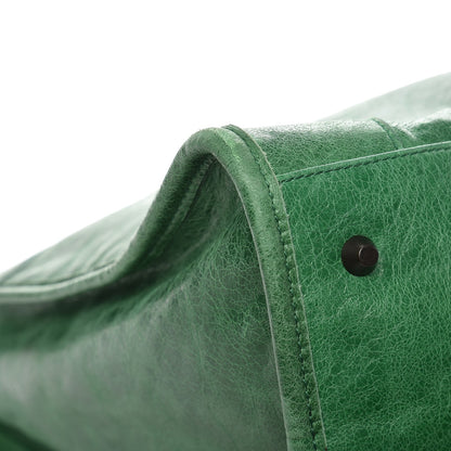 Balenciaga Agneau Classic Hardware Work Vert Trefle 8 of 12