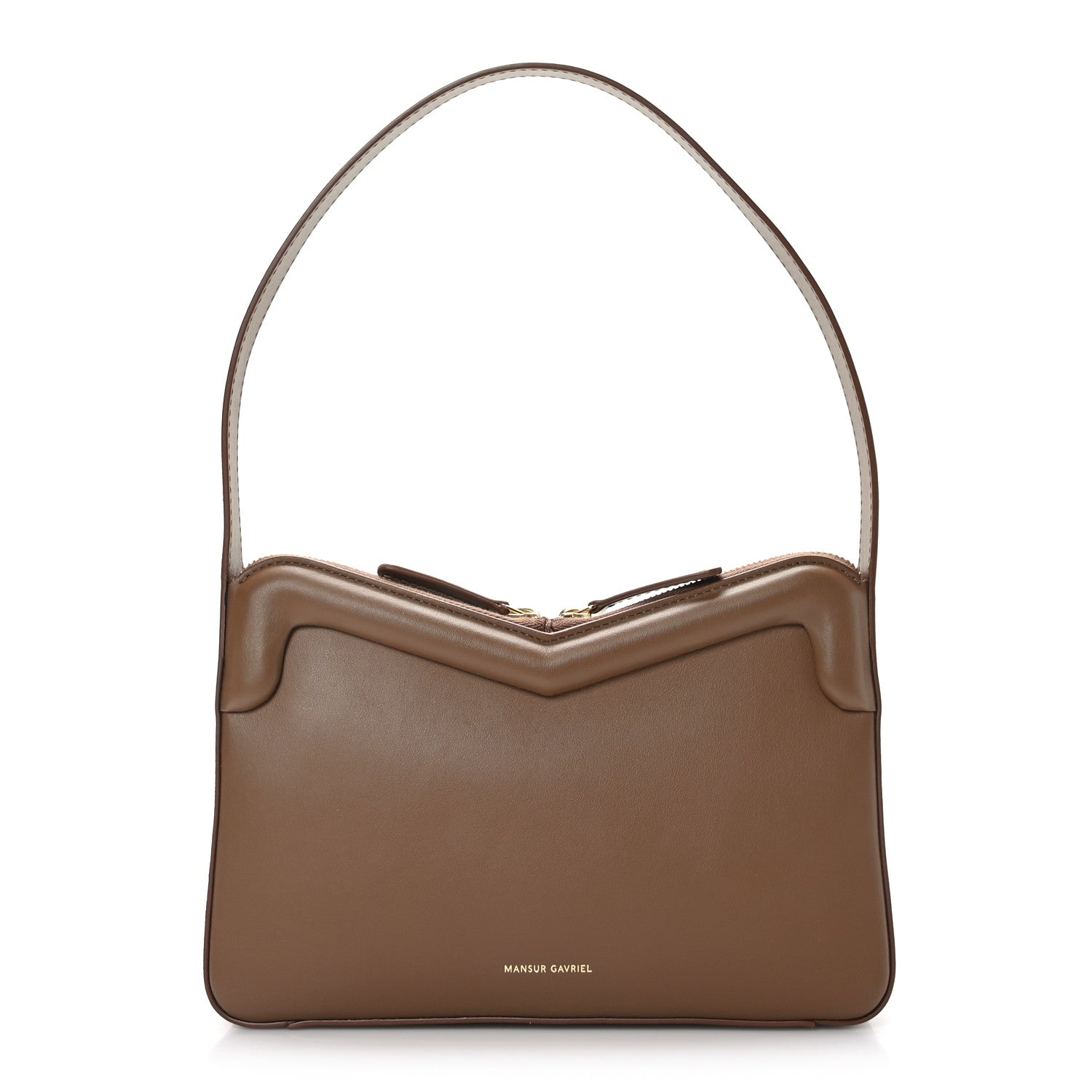 Mansur Gavriel Smooth Calfskin Mini Frame Bag Desert 1 of 8