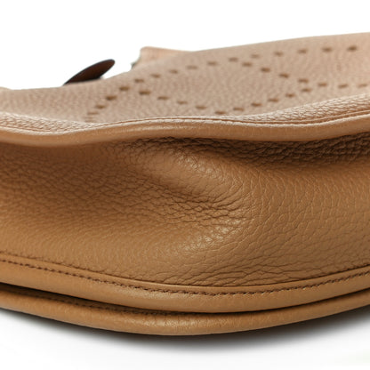 Hermes Taurillon Clemence Evelyne III PM Biscuit 7 of 8