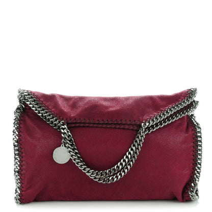 Stella McCartney Shaggy Deer Falabella Fold Over Tote Plum 1 of 8