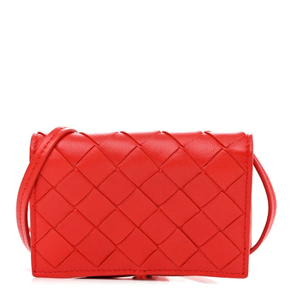 Bottega Veneta Nappa Intrecciato Mini Wallet Bag Nail Polish 1 of 10