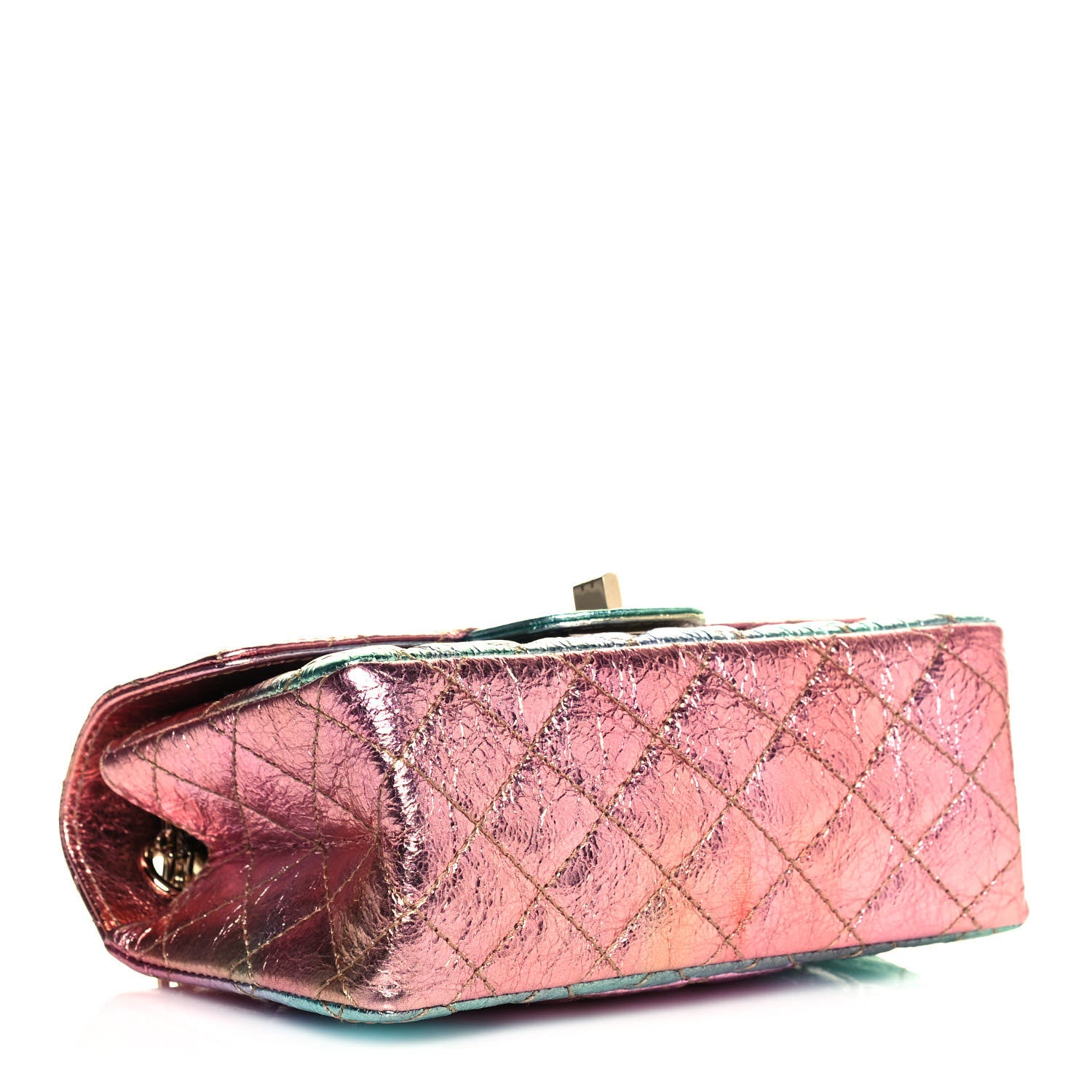 Chanel Metallic Goatskin Quilted Mini 2.55 Reissue Flap Multicolor 4 of 14
