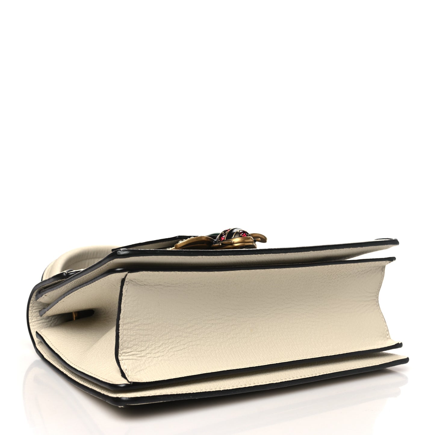 GG Supreme Monogram Small Queen Margaret Top Handle Bag White
