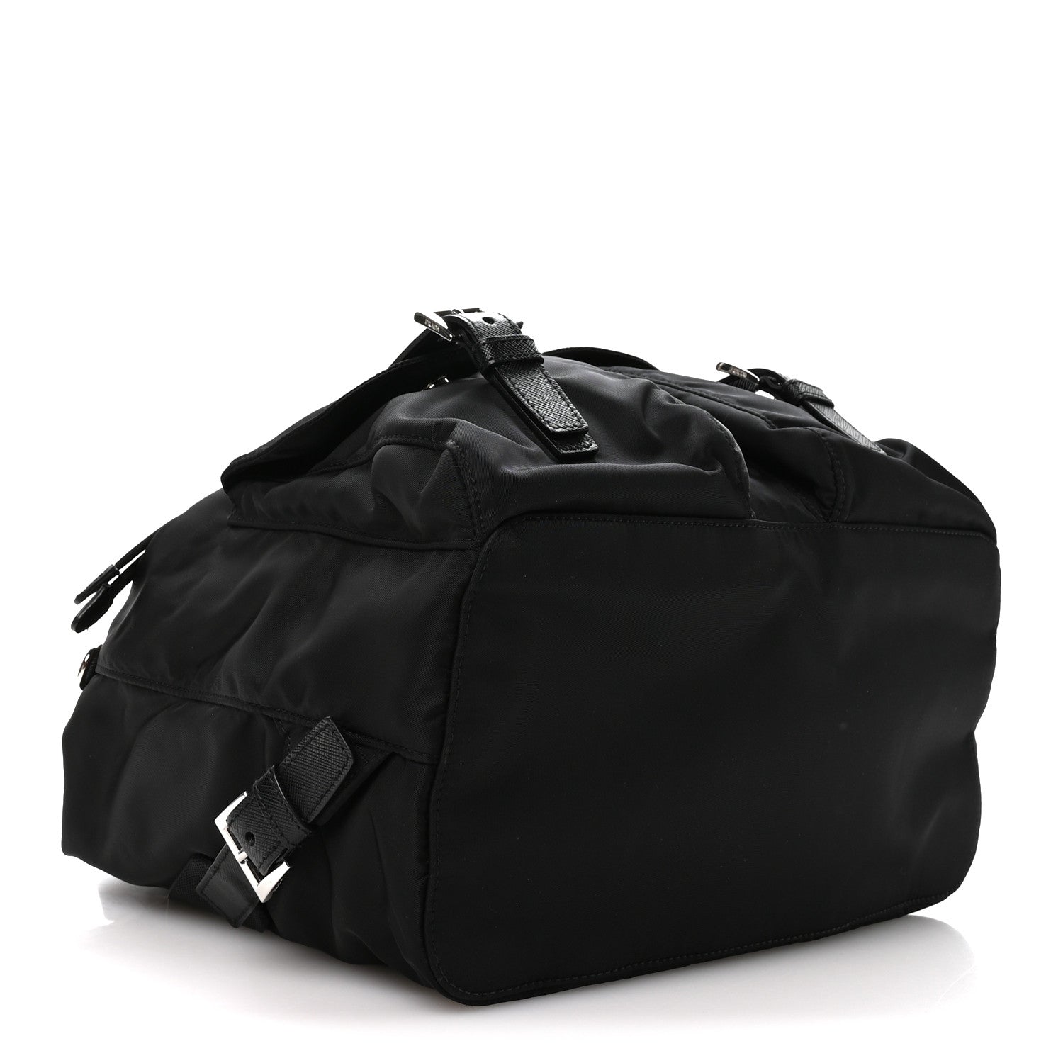 Prada Re-Nylon Saffiano Medium Backpack Black 4 of 12
