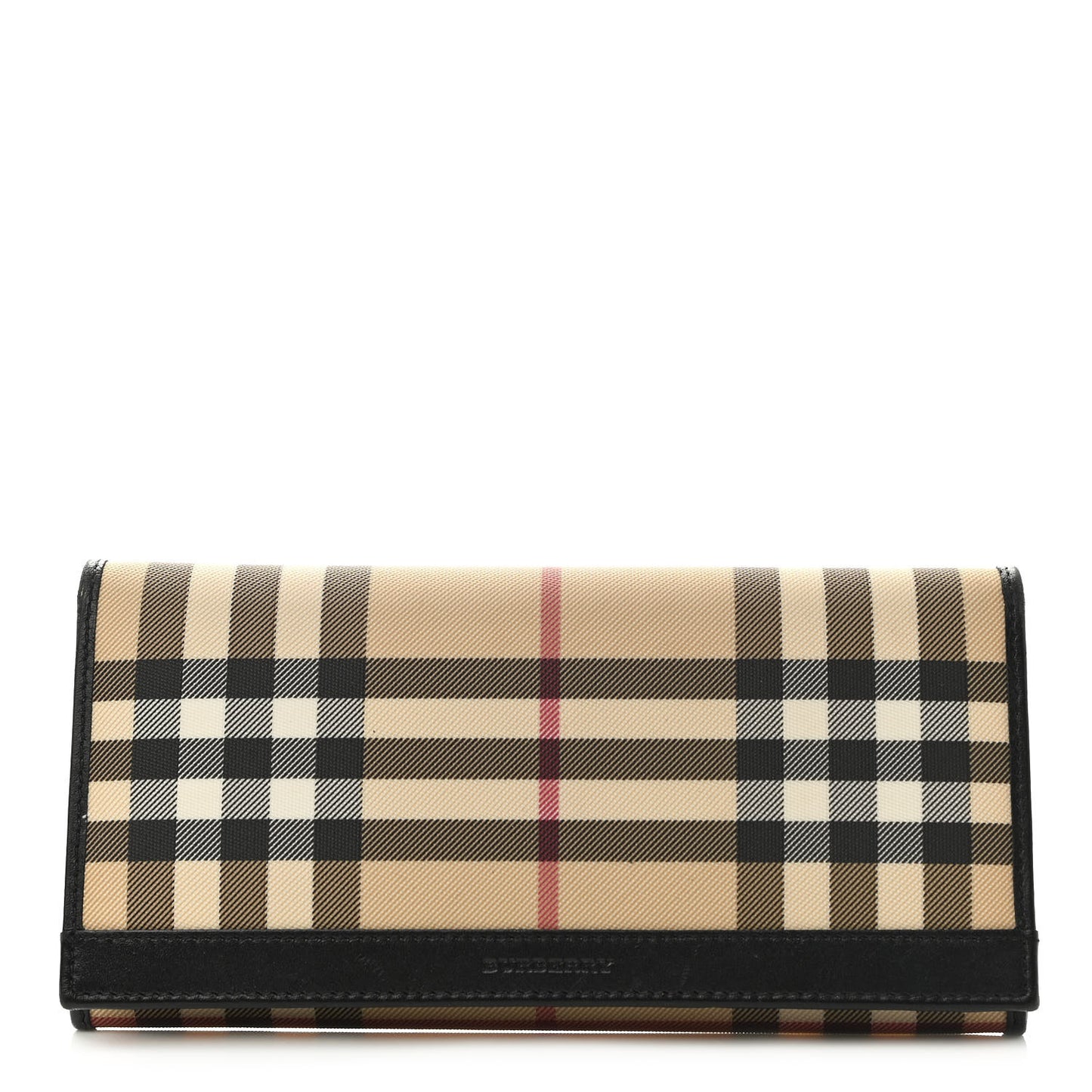 Nova Check Continental Wallet Black