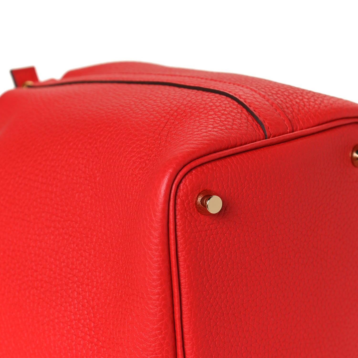 Hermes Taurillon Clemence Picotin Lock 18 PM Rouge De Coeur 10 of 12