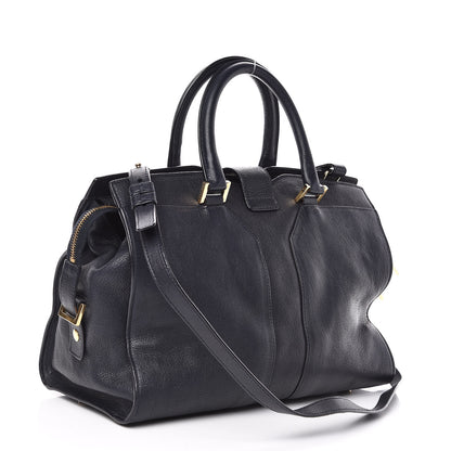 Saint Laurent Calfskin Medium Classic Y Cabas Navy 3 of 11