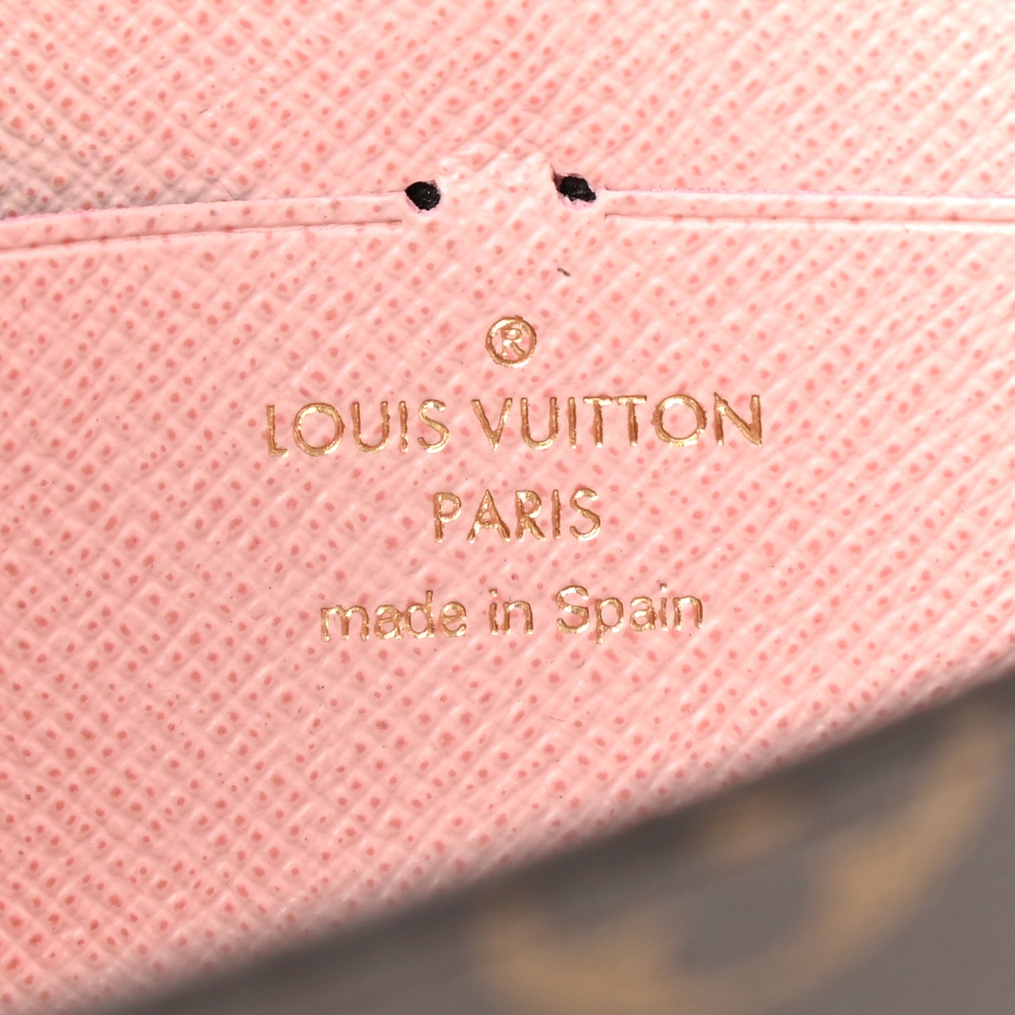 Monogram Jeanne Wallet Rose Ballerine