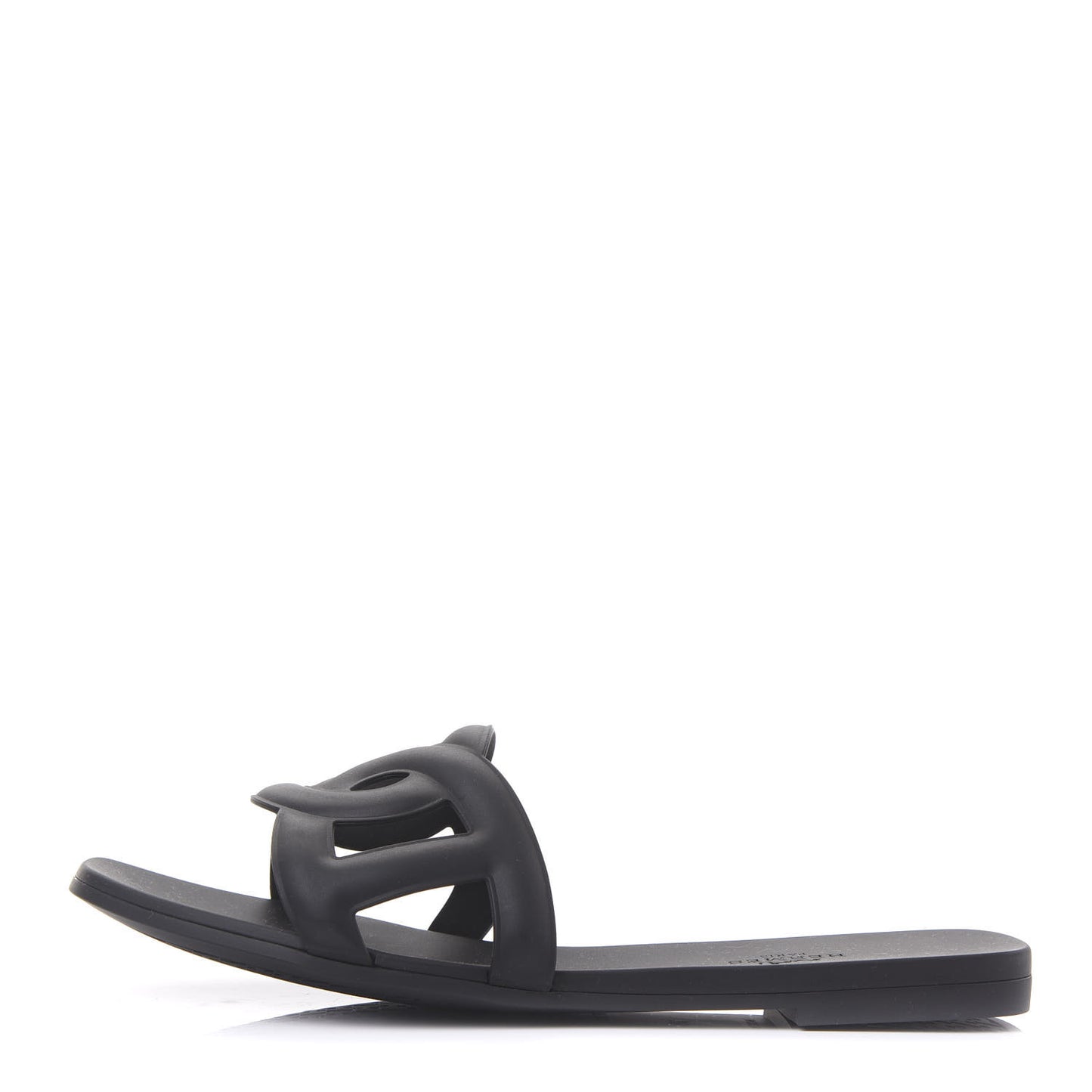 Rubber Aloha Sandals 38 Black