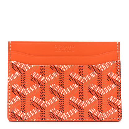 Goyard Goyardine Saint Sulpice Card Holder Orange 1 of 6