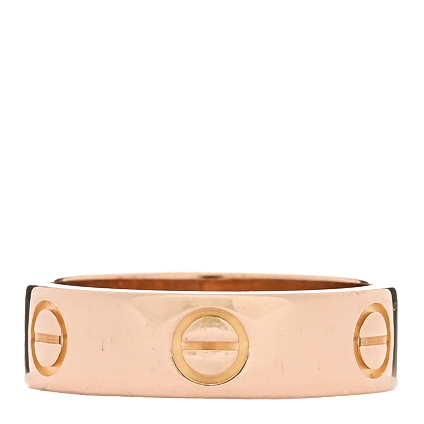 18K Pink Gold 5.5mm LOVE Ring 53 6.5