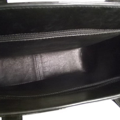 Chanel Patent Chocolate Bar Quilted Tote Black 9 of 9