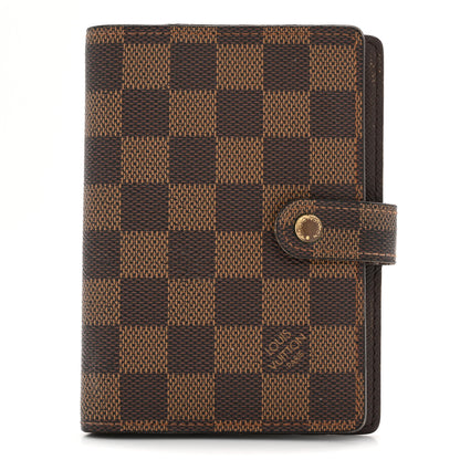 Louis Vuitton Damier Ebene Small Ring Agenda Cover 1 of 9