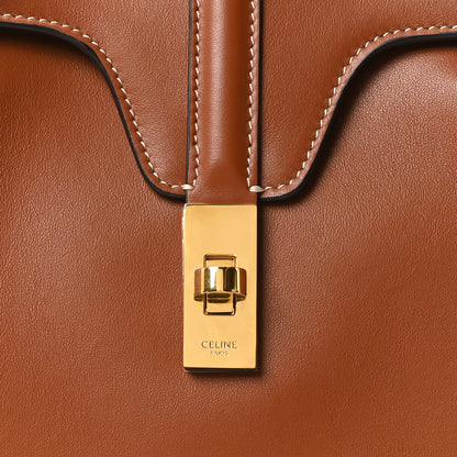 Celine Calfskin Medium Soft 16 Bag Tan 7 of 9