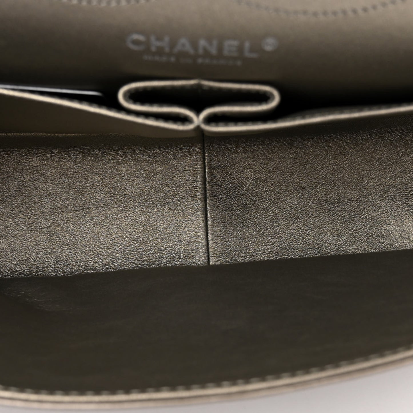 Metallic Aged Calfskin Quilted 2.55 Reissue 227 Flap Grey