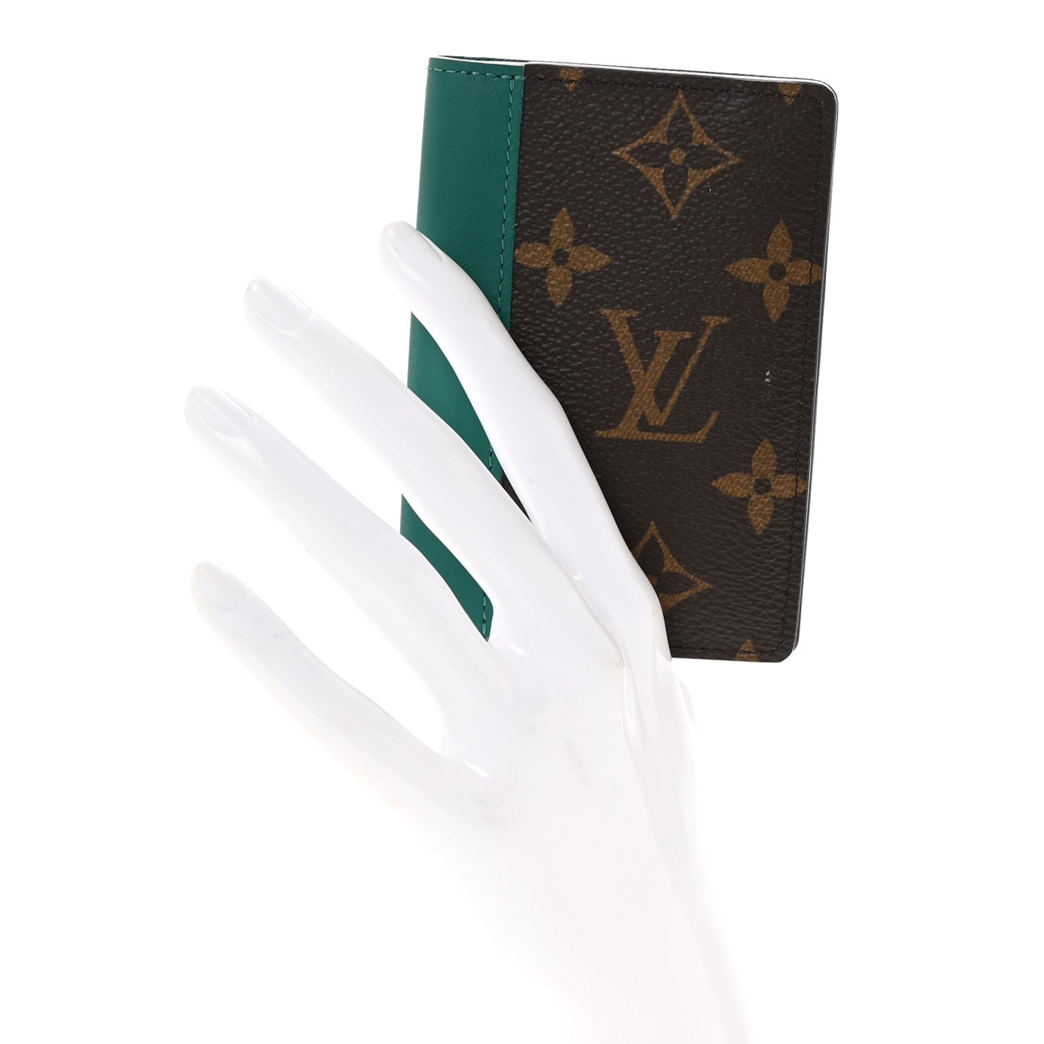 Louis Vuitton Monogram Macassar Pocket Organizer NM Borneo Green 2 of 7