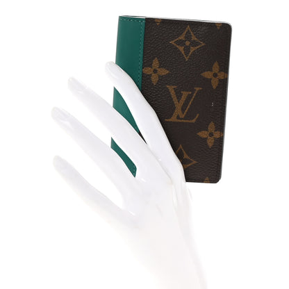 Louis Vuitton Monogram Macassar Pocket Organizer NM Borneo Green 2 of 7