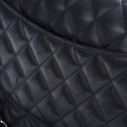 Chanel Lambskin Quilted Jumbo Double Flap Black 10 of 10