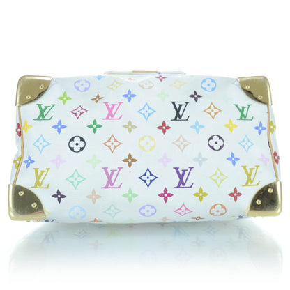 Louis Vuitton Monogram Multicolor Speedy 30 White 5 of 12