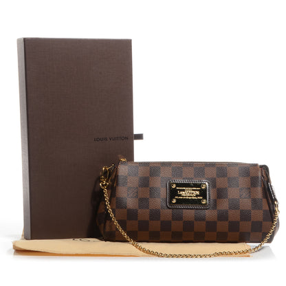 Louis Vuitton Damier Ebene Eva Clutch 7 of 8