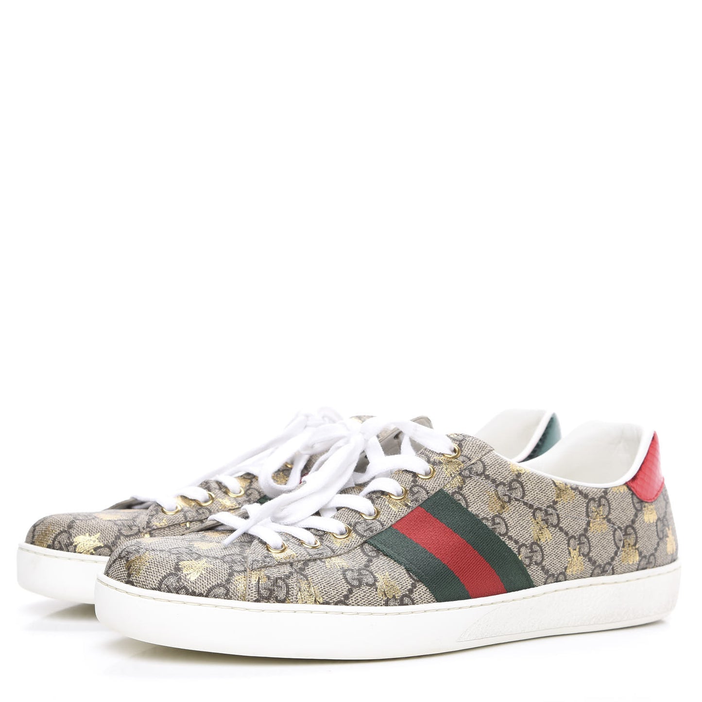 GG Supreme Monogram Ayers Mens Ace Bee Sneaker 11.5