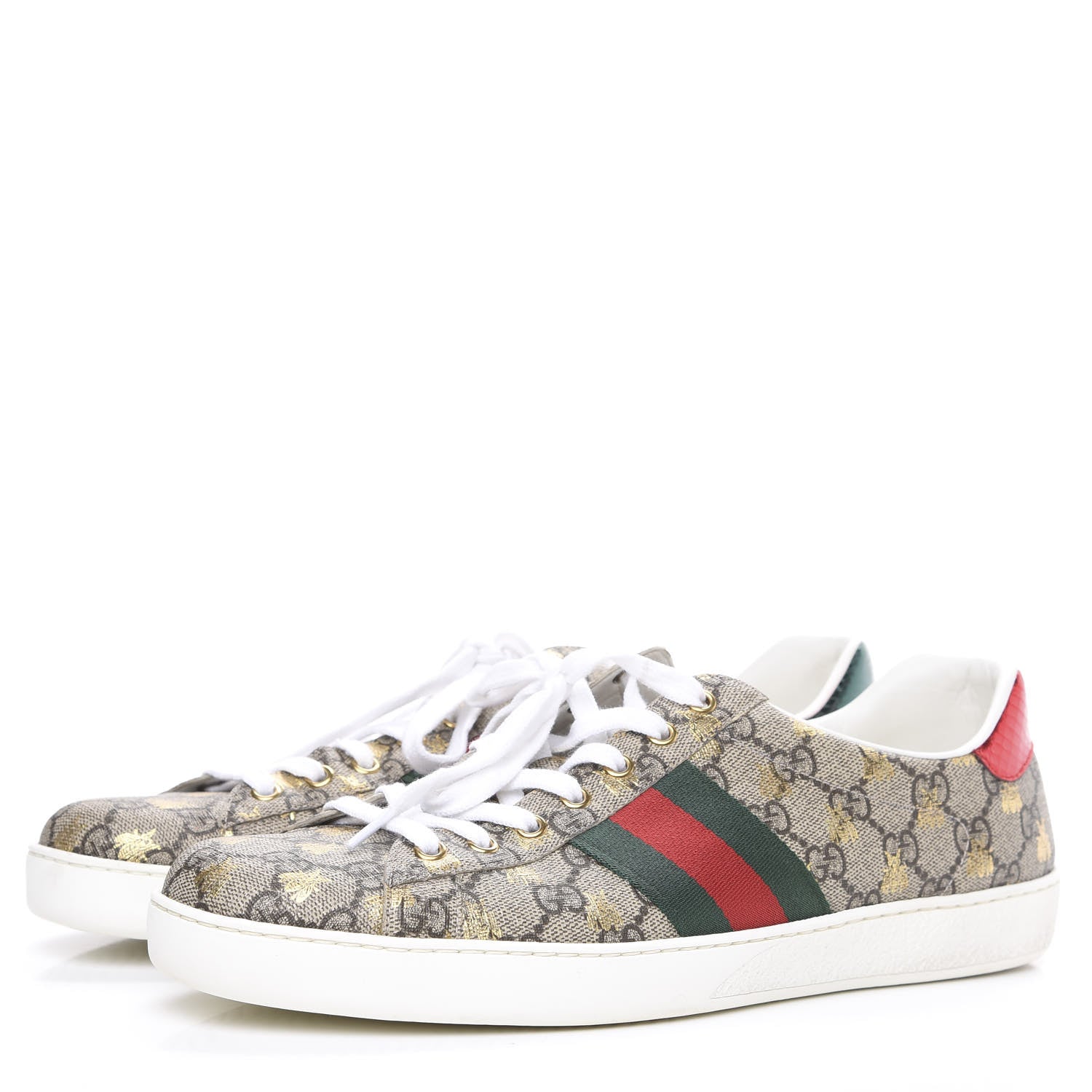 Gucci GG Supreme Monogram Ayers Mens Ace Bee Sneaker 11.5 3 of 9