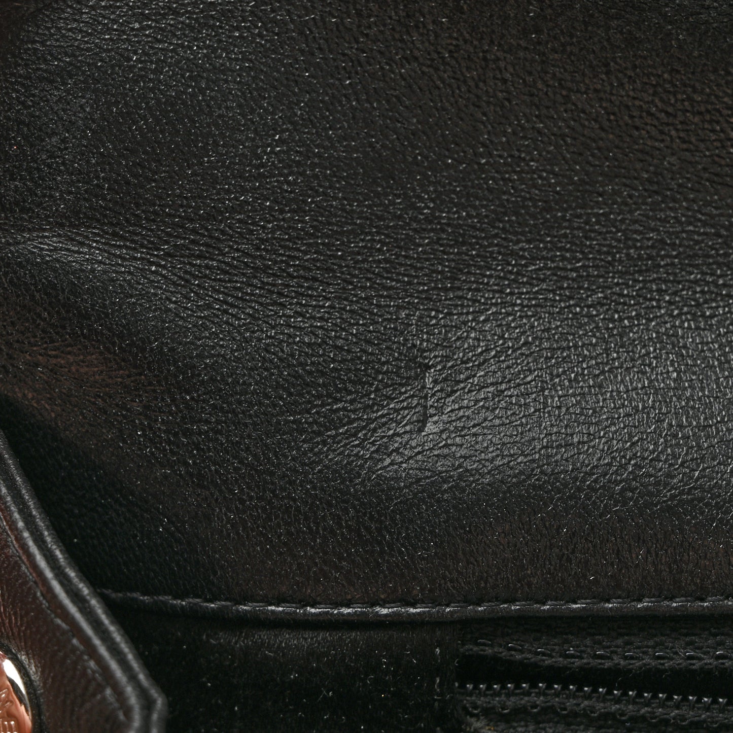 Lambskin Chevron Evening Clutch Black