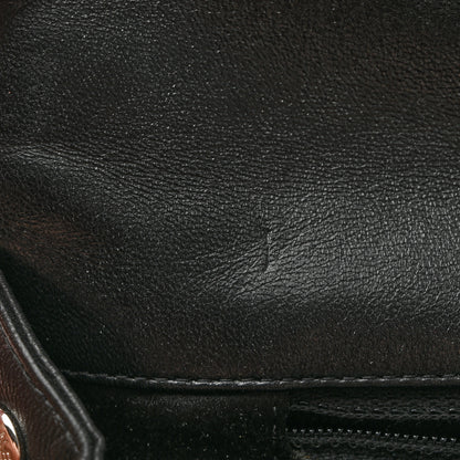 Chanel Lambskin Chevron Evening Clutch Black 11 of 13
