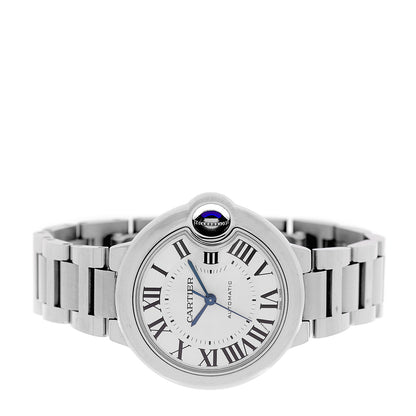 Cartier Stainless Steel 33mm Ballon Bleu De Cartier Automatic Watch 2 of 5