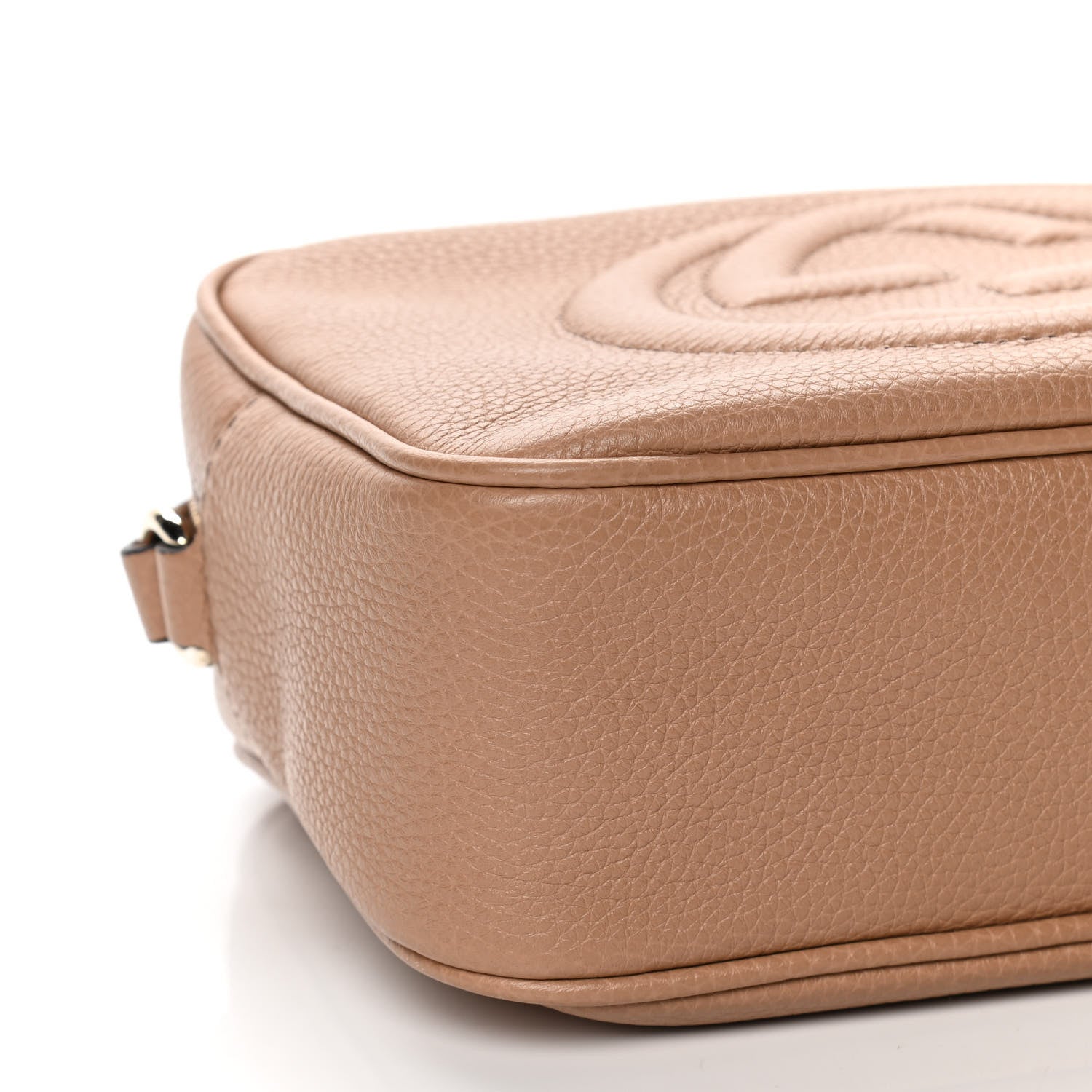Gucci Pebbled Calfskin Small Soho Disco Bag Camelia 7 of 8